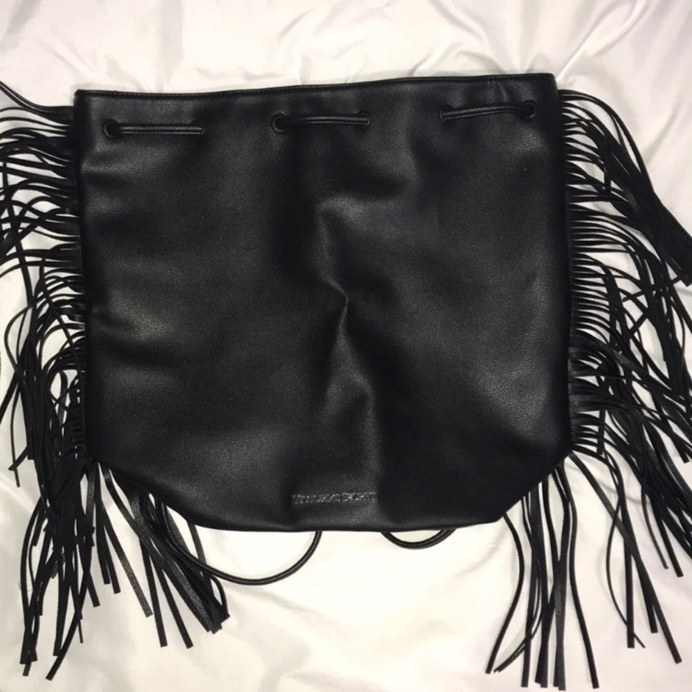 NWT Victoria’s Secret Faux Leather Backpack - Picture 7 of 8